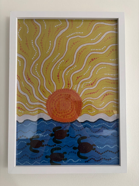 Summer A3 Framed Print